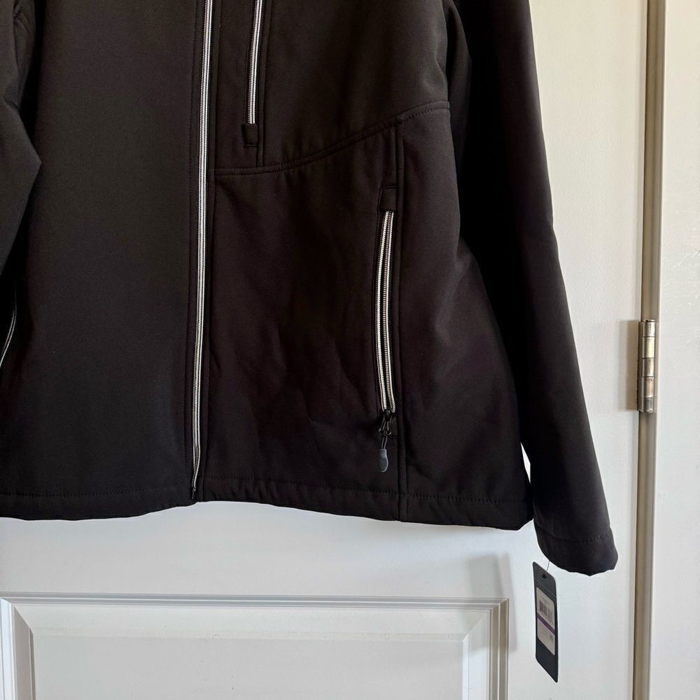 Guess Black Performance Jacket with Stand-Up Collar - Picture 3 of 5